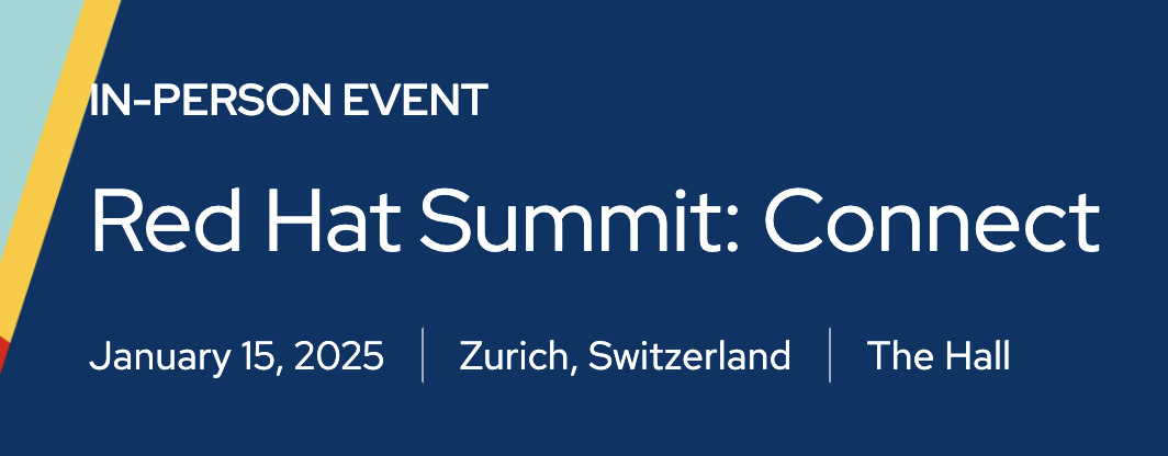 Red Hat Summit: Connect Zurich